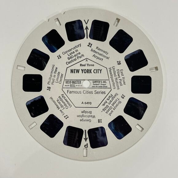 View-Master NEW YORK CITY - A649 - 3 Reel Set + Booklet - Purple Package (NYC2) - Picture 8 of 8